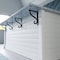 Ekena Millwork Ashford Single, Wrought Iron Bracket, (Single center brace), Antiqued Warm Si 1 1/2"W  x 12"D x 15"H BKTM01X12X15SASAWS - alternate 4